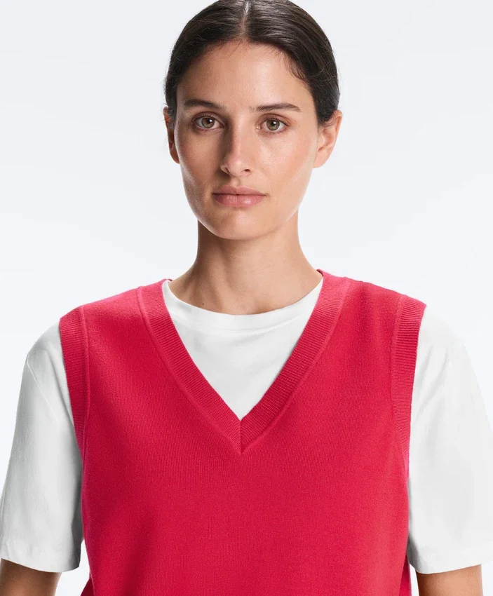 Gilet in maglia con scollo a V Gilet in maglia con scollo a V