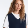 Gilet in maglia con scollo a V Gilet in maglia con scollo a V