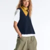 Gilet in maglia con scollo a V Gilet in maglia con scollo a V