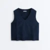 Gilet in maglia con scollo a V Gilet in maglia con scollo a V