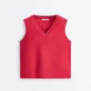 Gilet in maglia con scollo a V Gilet in maglia con scollo a V