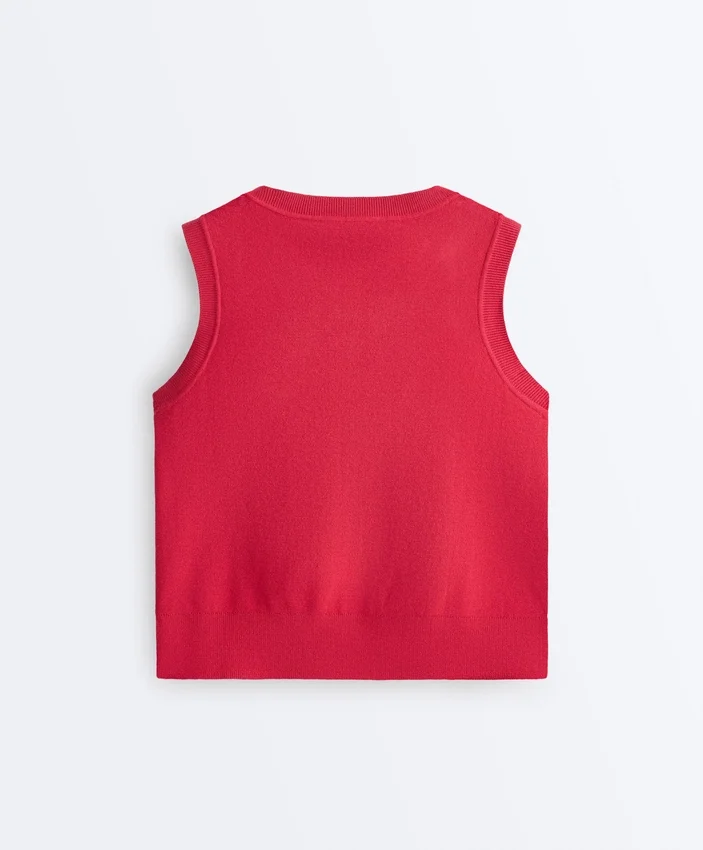 Gilet in maglia con scollo a V Gilet in maglia con scollo a V