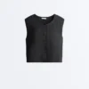 Gilet in nylon imbottito leggero