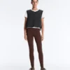 Gilet in nylon imbottito leggero