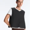 Gilet in nylon imbottito leggero
