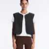 Gilet in nylon imbottito leggero