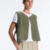 Gilet in nylon imbottito leggero