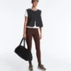 Gilet in nylon imbottito leggero