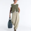 Gilet in nylon imbottito leggero