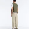 Gilet in nylon imbottito leggero