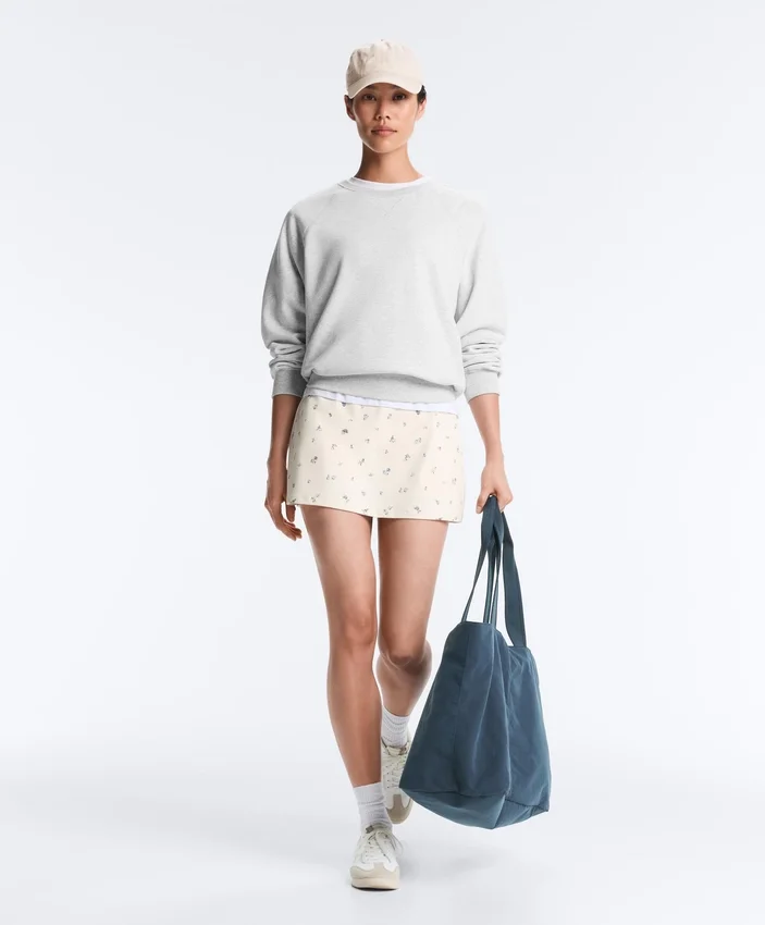 Gonna corta a vita alta con stampa floreale Evermove Gonna corta a vita alta con stampa floreale Evermove