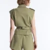Gonne di panno con tasche in cotone