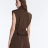 Gonne di panno con tasche in cotone