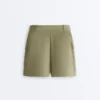 Gonne di panno con tasche in cotone