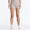 Hot pants a vita alta Compressive da 10 cm a contrasto Hot pants a vita alta Compressive da 10 cm a contrasto