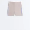 Hot pants a vita alta Compressive da 10 cm a contrasto Hot pants a vita alta Compressive da 10 cm a contrasto
