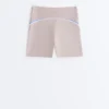Hot pants a vita alta Compressive da 10 cm a contrasto Hot pants a vita alta Compressive da 10 cm a contrasto