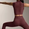 Leggings a costine Comfortlux a vita alta e lunghezza alla caviglia
