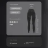 Leggings a vita alta Compressive, che sollevano la gamba, lunghi fino alla caviglia