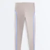 Leggings a vita alta Compressive con contrasto, lunghi fino alla caviglia