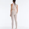 Leggings a vita alta Compressive con contrasto, lunghi fino alla caviglia