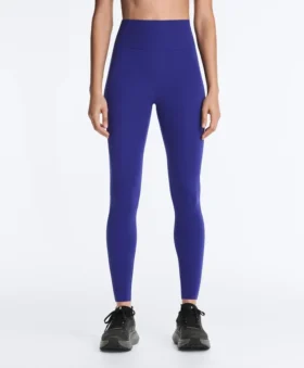 Leggings a vita alta, Compressive e riflettenti, lunghi fino alla caviglia