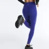 Leggings a vita alta, Compressive e riflettenti, lunghi fino alla caviglia