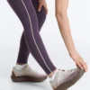 Leggings a vita alta Compressive lunghi fino alla caviglia (65 cm)