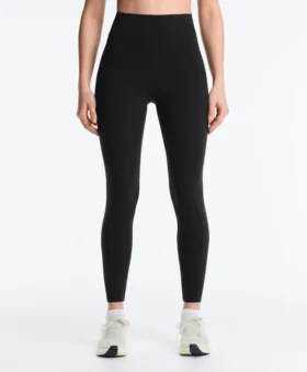 Leggings a vita alta, Compressive, lunghi fino alla caviglia, con tasca