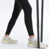 Leggings a vita alta, Compressive, lunghi fino alla caviglia, con tasca
