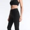 Leggings a vita alta, Compressive, lunghi fino alla caviglia, con tasca