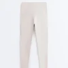 Leggings a vita alta, Compressive, riflettenti, con Core Control, lunghezza alla caviglia
