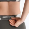 Leggings a vita alta, Compressive, riflettenti, con Core Control, lunghezza alla caviglia