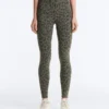 Leggings a vita alta e lunghezza alla caviglia con stampa leopardata Evermove Leggings a vita alta e lunghezza alla caviglia con stampa leopardata Evermove