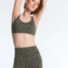 Leggings a vita alta e lunghezza alla caviglia con stampa leopardata Evermove Leggings a vita alta e lunghezza alla caviglia con stampa leopardata Evermove