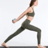 Leggings a vita alta e lunghezza alla caviglia con stampa leopardata Evermove Leggings a vita alta e lunghezza alla caviglia con stampa leopardata Evermove