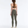 Leggings a vita alta e lunghezza alla caviglia con stampa leopardata Evermove Leggings a vita alta e lunghezza alla caviglia con stampa leopardata Evermove
