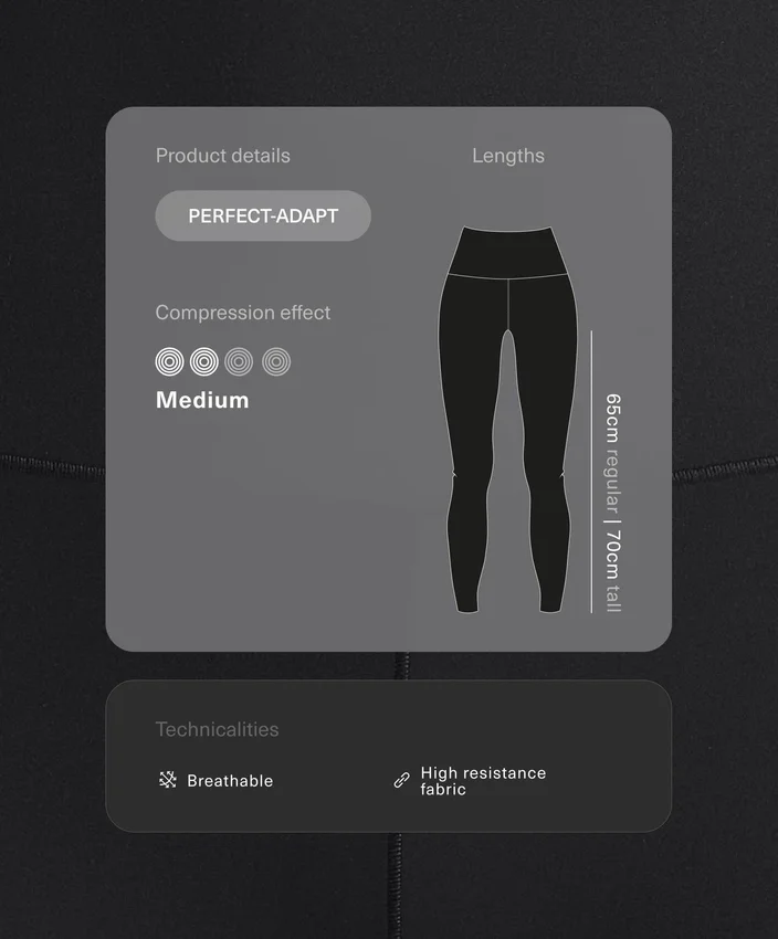 Leggings a vita alta e lunghezza alla caviglia Perfect-Adapt Leggings a vita alta e lunghezza alla caviglia Perfect-Adapt