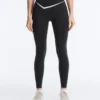 Leggings a vita alta e lunghezza alla caviglia Perfect-Adapt con dettagli a contrasto