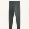 Leggings a vita altissima senza cuciture, extra caldi, a coste, lunghi fino alla caviglia, 70 cm