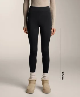 Leggings caldi a vita alta da 70 cm, lunghezza alla caviglia