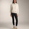 Leggings caldi a vita alta da 70 cm, lunghezza alla caviglia