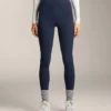 Leggings caldi a vita alta, lunghi fino alla caviglia, con tasche, 70 cm