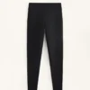 Leggings caldi a vita alta, lunghi fino alla caviglia, con tasche, 70 cm