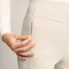 Leggings caldi a vita alta, lunghi fino alla caviglia, con tasche, 70 cm