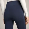Leggings caldi a vita alta, lunghi fino alla caviglia, con tasche, 70 cm