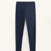 Leggings caldi a vita alta, lunghi fino alla caviglia, con tasche, 70 cm