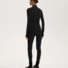 Leggings caldi a vita alta, lunghi fino alla caviglia, con tasche, 70 cm