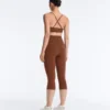 Leggings capri Comfortlux a vita altissima da 50 cm