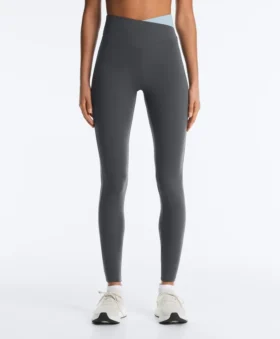 Leggings Comfortlux a vita a V con contrasto, lunghezza alla caviglia